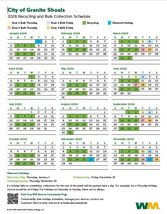2026 recycle and trash calendar(JGP)