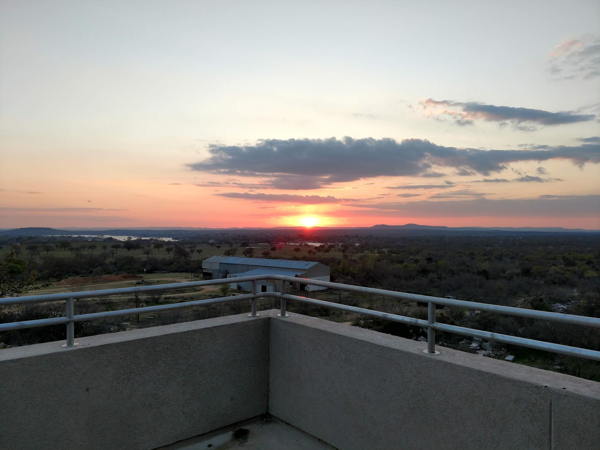 Sunset from City Hall Balconey